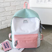 Color Block Pastel Backpack
