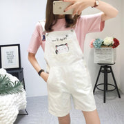 Kawaii Cat Overall Shorts