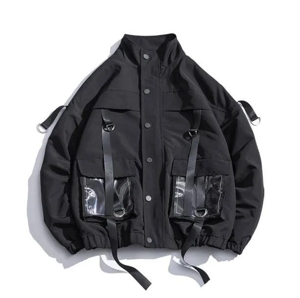 Jacket With See-Through Pockets — view 1 Jacket With See-Through Pockets — view 1