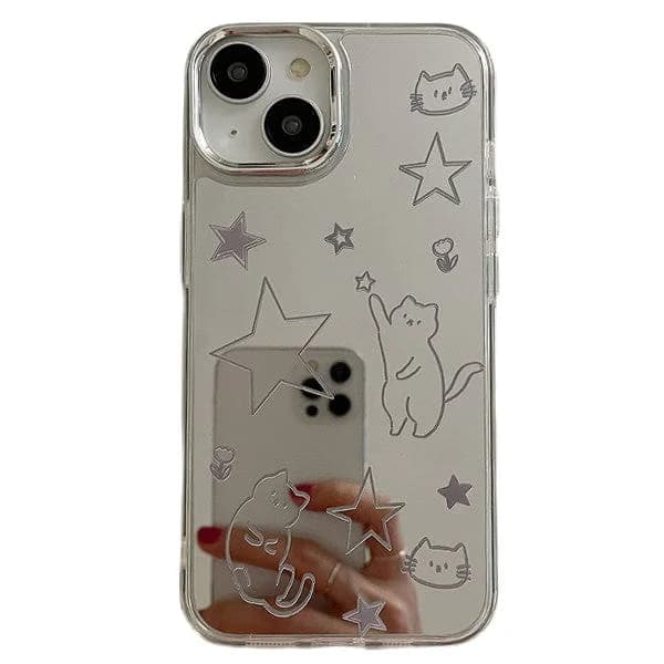 Cat & Star iPhone Case — view 1 Cat & Star iPhone Case — view 1