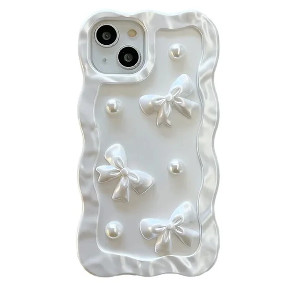 Pearls & Bows iPhone Case — view 1 Pearls & Bows iPhone Case — view 1