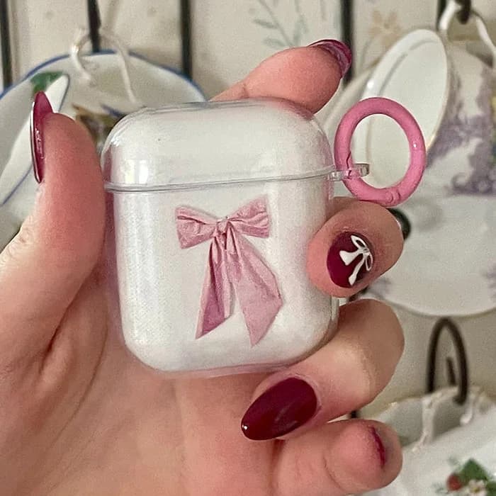 Bowknot Airpods Case — view 2 Bowknot Airpods Case — view 2