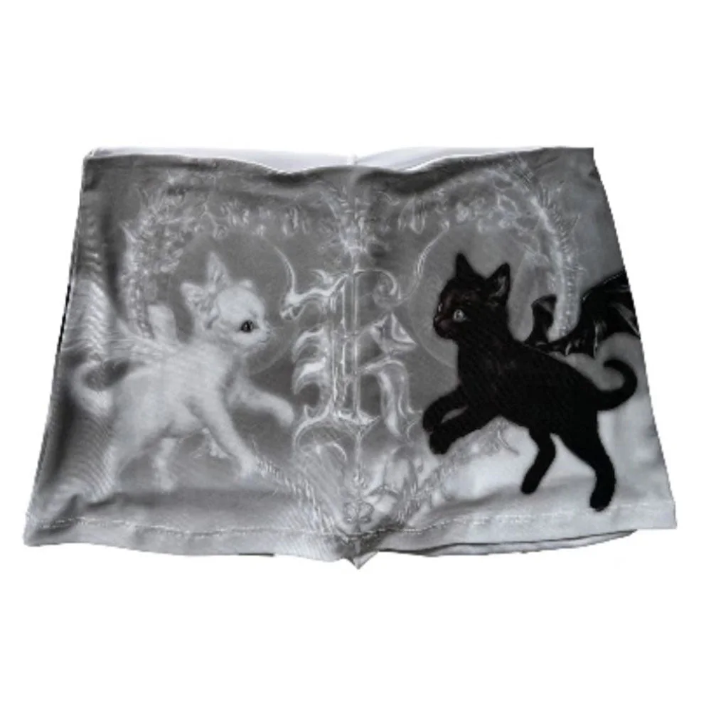 Black Cat Mini Skirt — view 2 Black Cat Mini Skirt — view 2