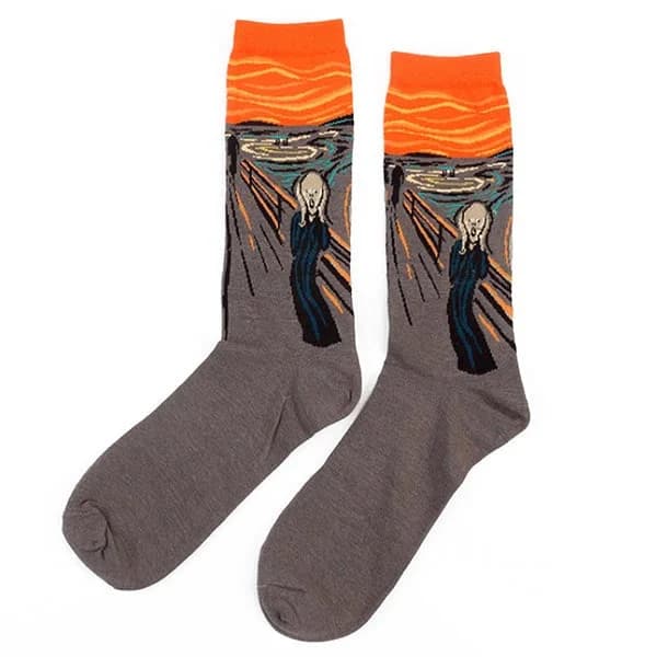 The Scream Munch Socks — view 1 The Scream Munch Socks — view 1