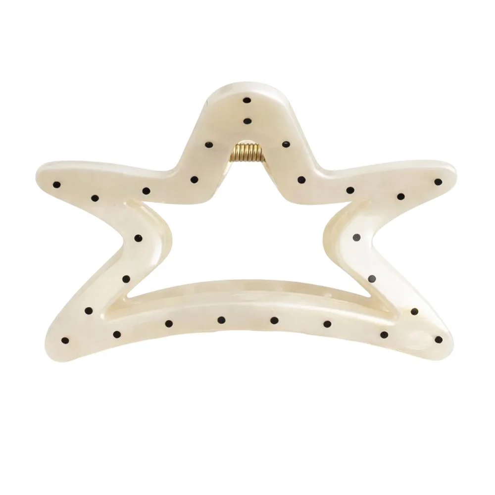 Polka Dot Pattern Hair Claw Clips — view 1 Polka Dot Pattern Hair Claw Clips — view 1