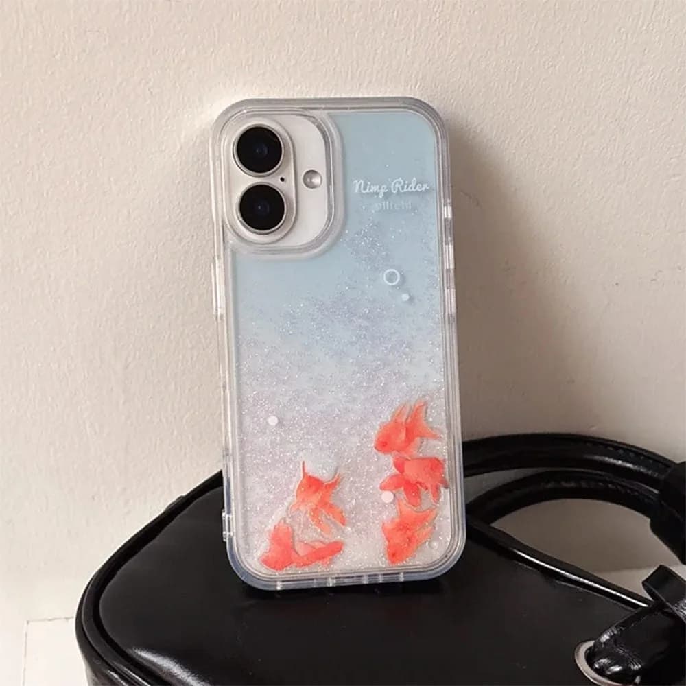 Koi Fish Glitter iPhone Case — view 2 Koi Fish Glitter iPhone Case — view 2