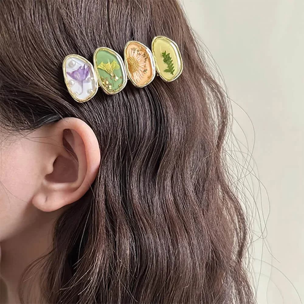 Fairycore Flower Hair Clips — view 2 Fairycore Flower Hair Clips — view 2