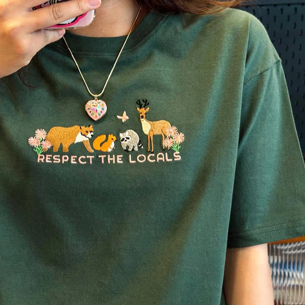 Respect the Locals Forestcore Tee — view 2 Respect the Locals Forestcore Tee — view 2