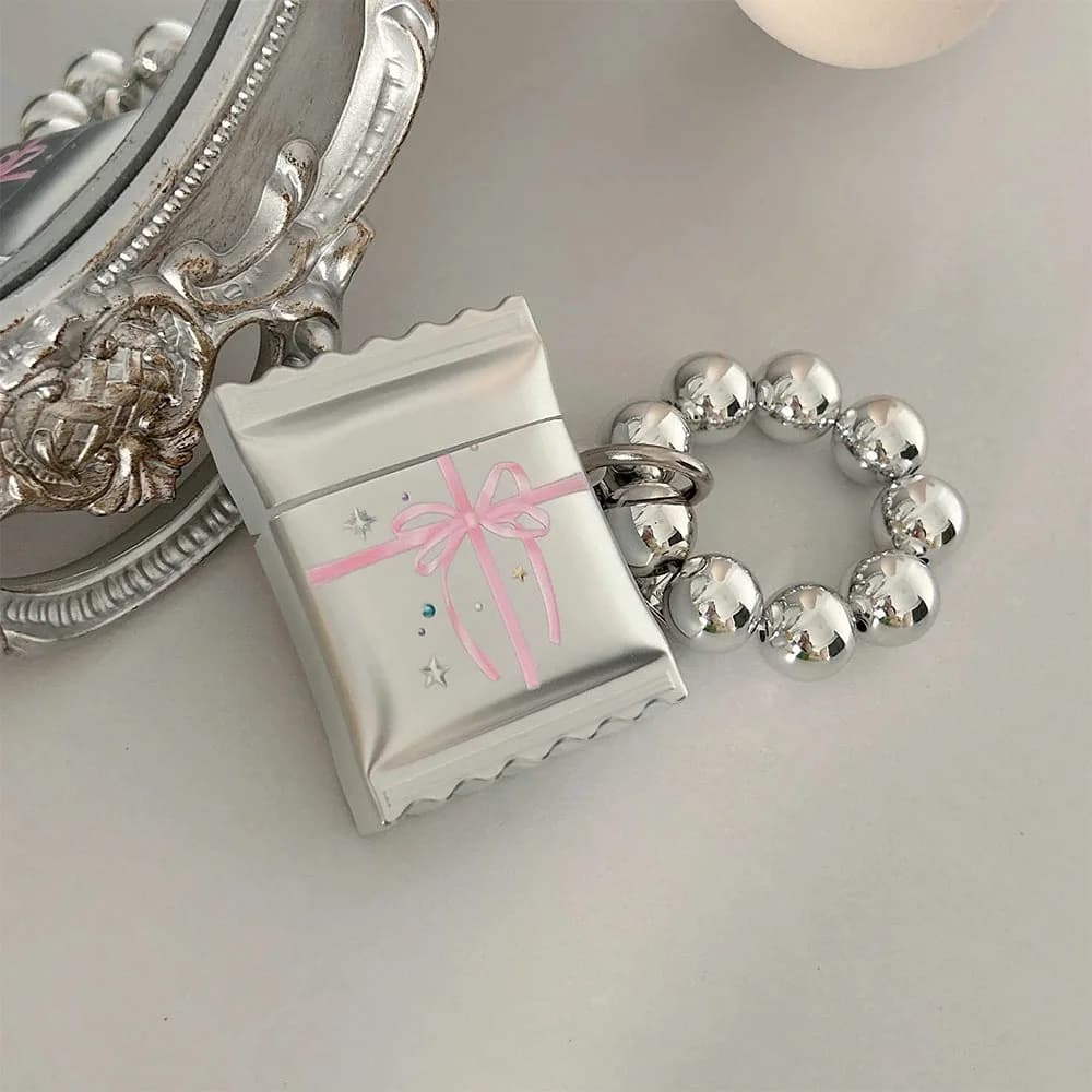 Rhinestone DIY Bow AirPods Case — view 2 Rhinestone DIY Bow AirPods Case — view 2