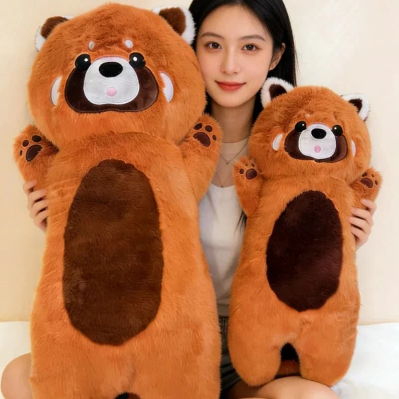 Long Raccoon Plushie — front view Long Raccoon Plushie — front view