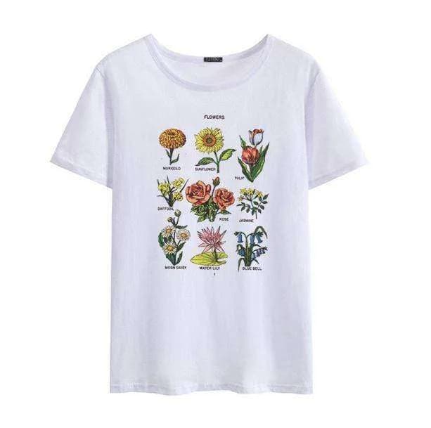 Botanical Wildflower Print T-Shirt — view 2 Botanical Wildflower Print T-Shirt — view 2