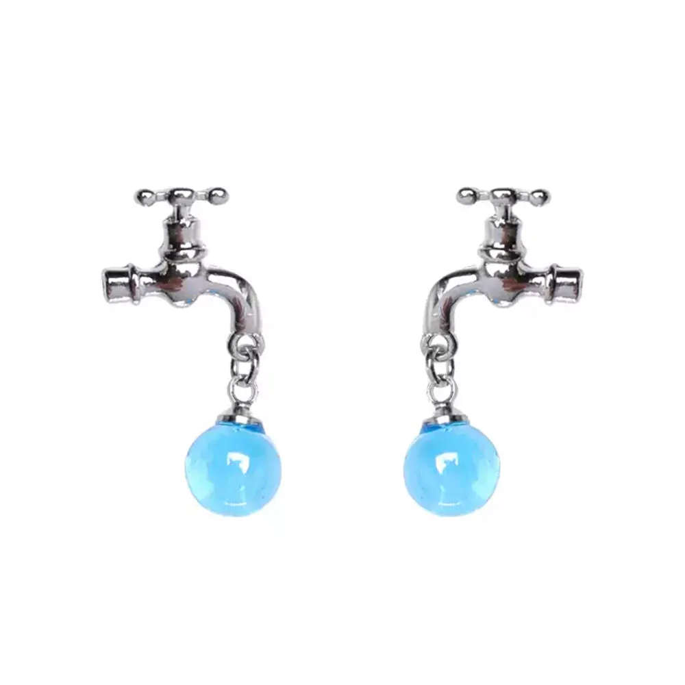 Faucet-Shaped Drop Earrings — view 1 Faucet-Shaped Drop Earrings — view 1