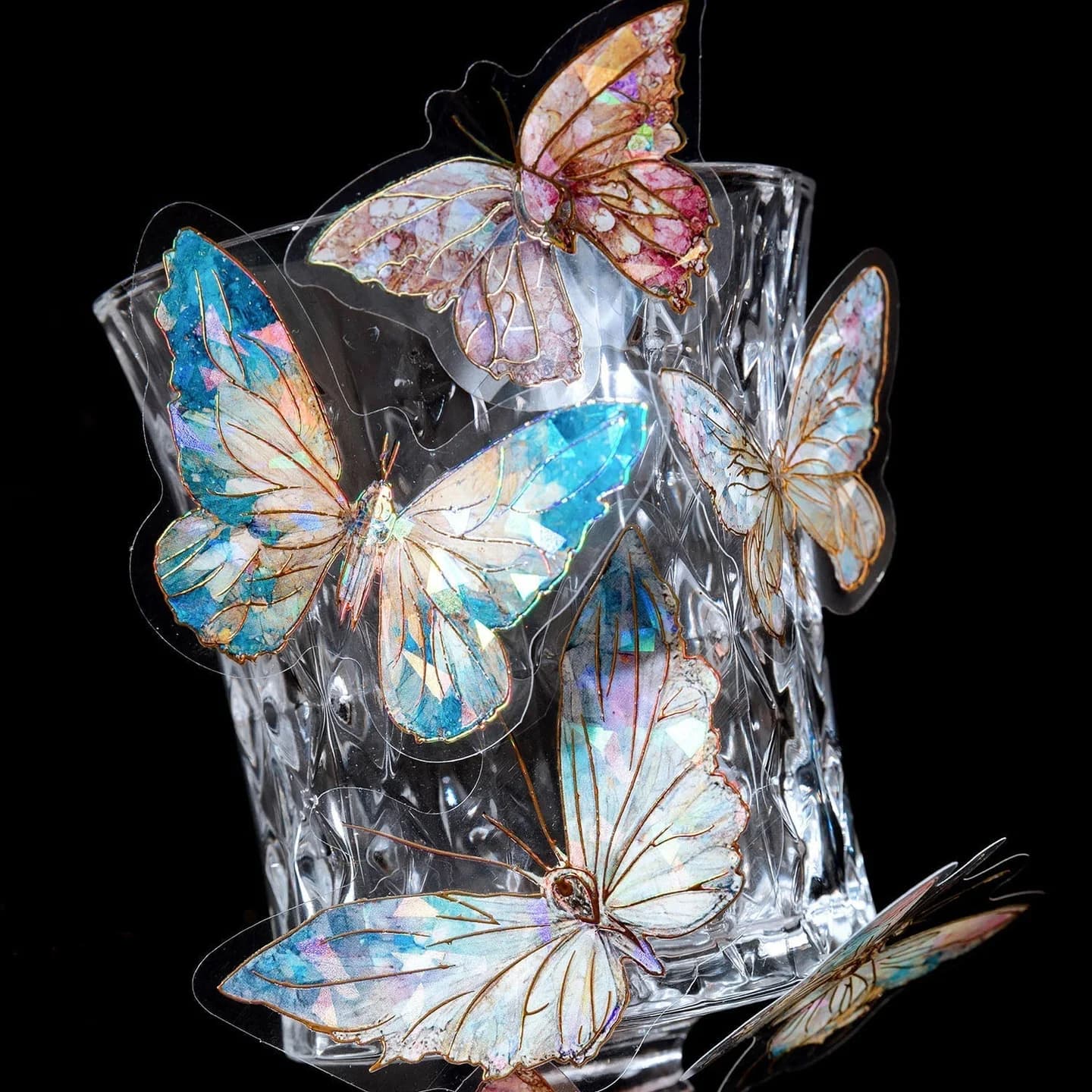 Shimmering Butterfly Stickers — view 2 Shimmering Butterfly Stickers — view 2