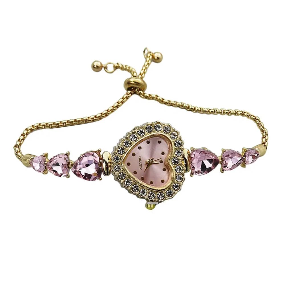 Coquette Style Heart Wristwatch — view 1 Coquette Style Heart Wristwatch — view 1