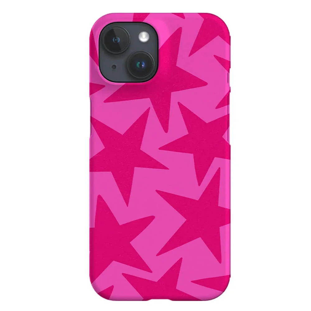 Y2K Pink Stars iPhone Case — view 1 Y2K Pink Stars iPhone Case — view 1