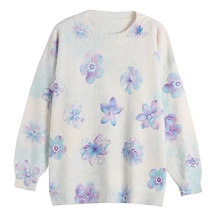 Dreamy Blossom Knit Pullover — view 1 Dreamy Blossom Knit Pullover — view 1