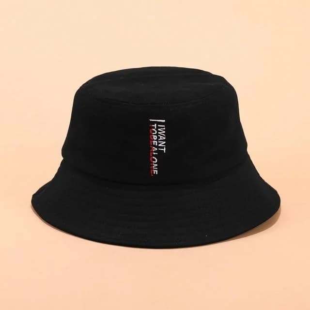 I Want to Be Alone Bucket Hat — view 2 I Want to Be Alone Bucket Hat — view 2