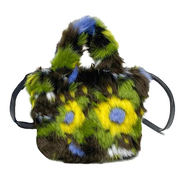 Fuzzy Flower Mini Bag — view 1 Fuzzy Flower Mini Bag — view 1