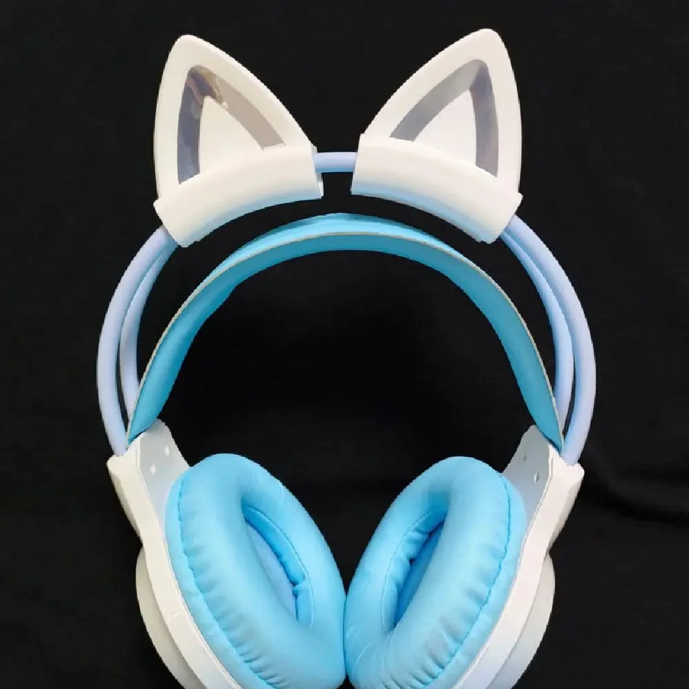 Cat Ear Headphone Attachments for Gaming Headsets — view 2 Cat Ear Headphone Attachments for Gaming Headsets — view 2