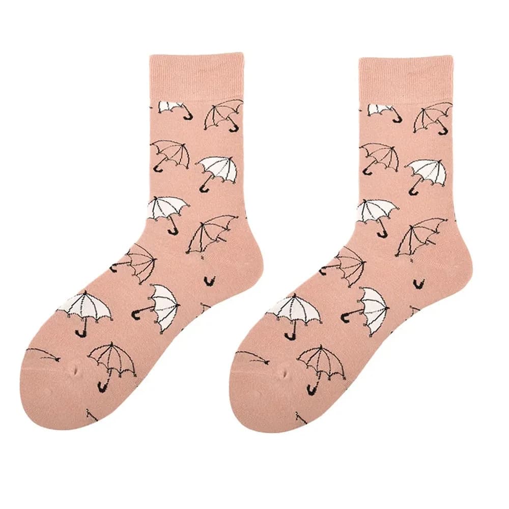 Umbrella Print Socks — view 1 Umbrella Print Socks — view 1