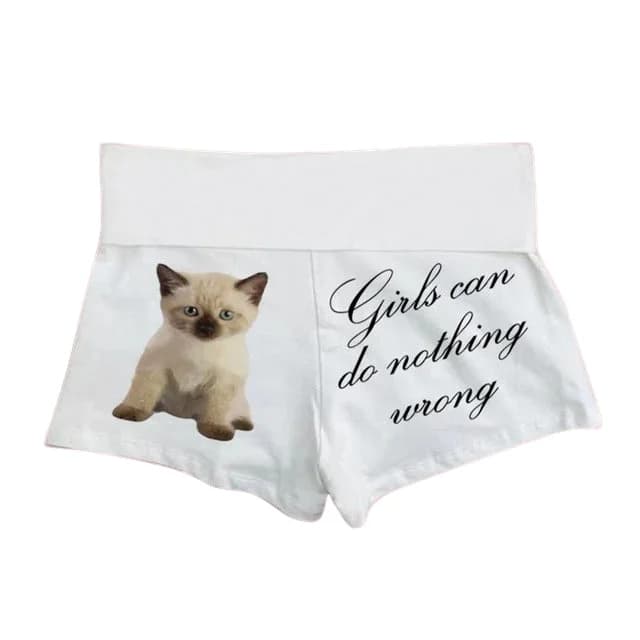 Girls Can Do Nothing Wrong Kitten Shorts — view 1 Girls Can Do Nothing Wrong Kitten Shorts — view 1