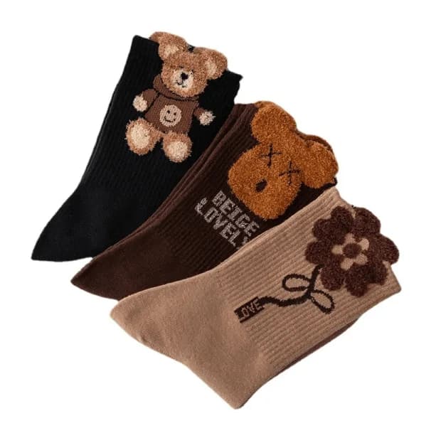 Teddy Bear Socks — view 1 Teddy Bear Socks — view 1