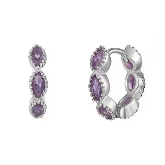 Princess Mood Crystal Earrings — view 2 Princess Mood Crystal Earrings — view 2