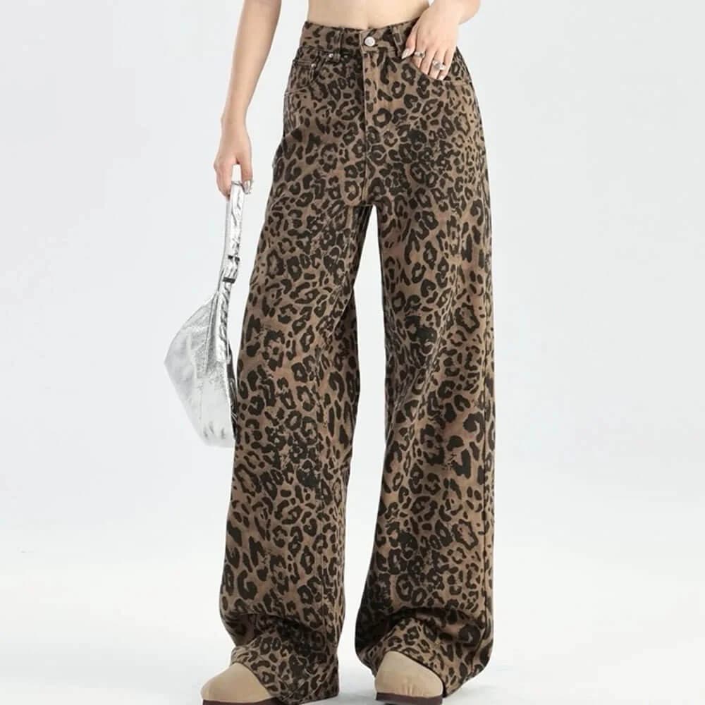 Looks That Kill Leopard Jeans — view 2 Looks That Kill Leopard Jeans — view 2