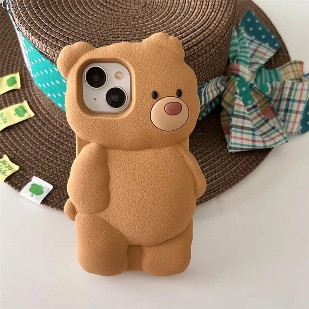 Cute Bear 3D iPhone Case — view 2 Cute Bear 3D iPhone Case — view 2