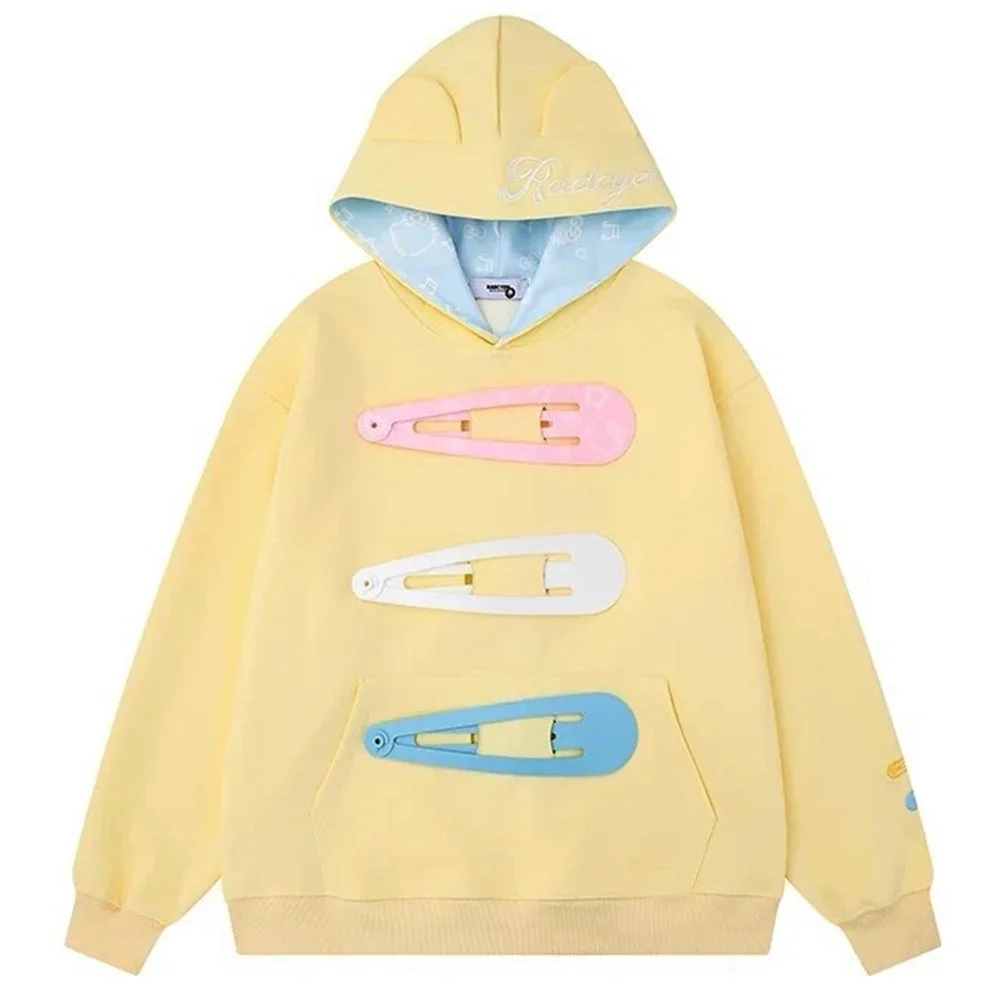 Snap Clip Oversized Hoodie — view 3 Snap Clip Oversized Hoodie — view 3