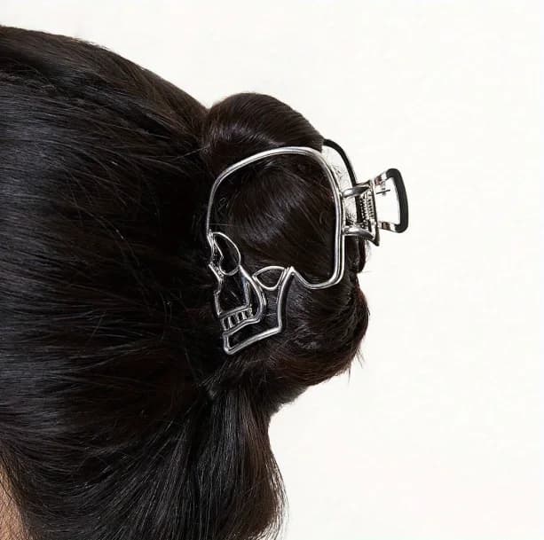 Skull Hair Clip — view 2 Skull Hair Clip — view 2