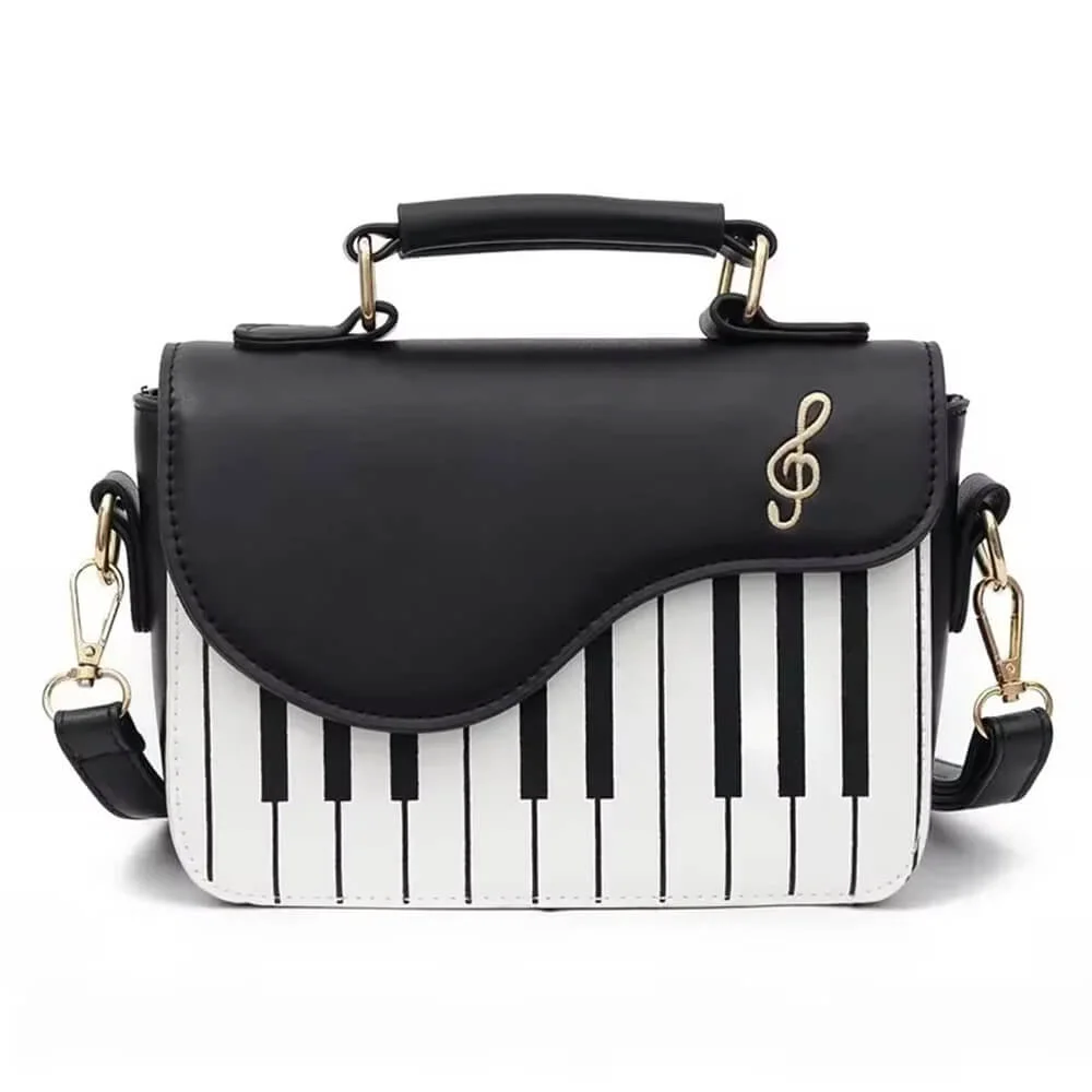 Piano Keyboard Shoulder Bag — view 1 Piano Keyboard Shoulder Bag — view 1