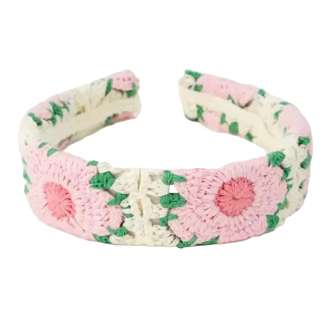 Bohemian Knitted Headband — view 2 Bohemian Knitted Headband — view 2
