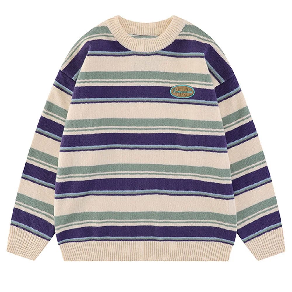 Primary Colors Striped Sweater — view 3 Primary Colors Striped Sweater — view 3