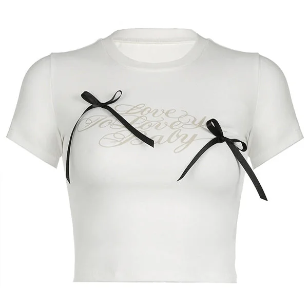 Coquette Bows Crop Top — view 1 Coquette Bows Crop Top — view 1