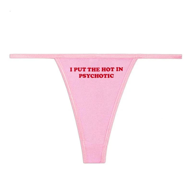 Psychotic Thong Panty — view 2 Psychotic Thong Panty — view 2