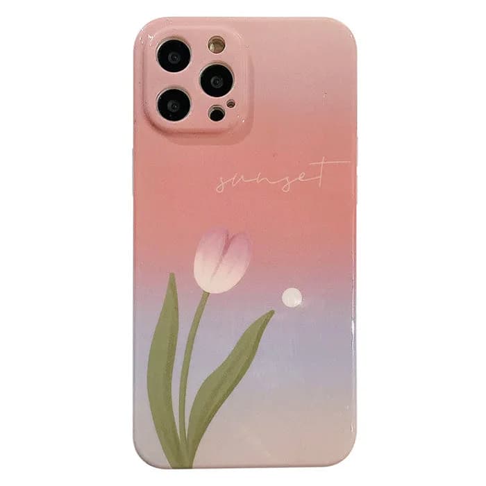 Tulip Gradient iPhone Case — view 1 Tulip Gradient iPhone Case — view 1
