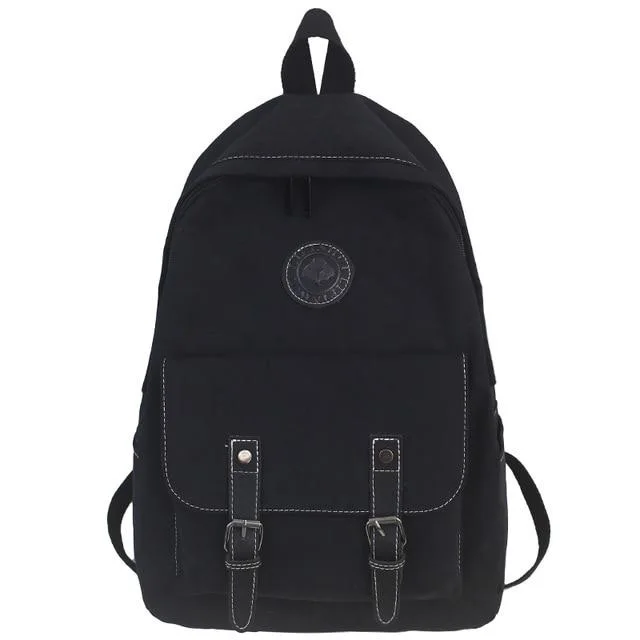 Kawaii Vintage Buckle Backpack — view 2 Kawaii Vintage Buckle Backpack — view 2