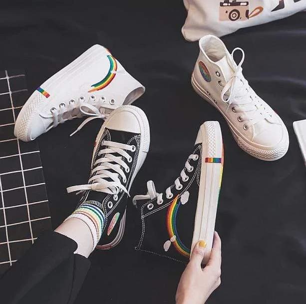 Rainbow Vibes Sneakers — view 2 Rainbow Vibes Sneakers — view 2