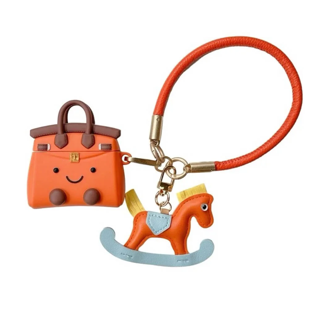 Happy Handbag AirPods Case — view 1 Happy Handbag AirPods Case — view 1
