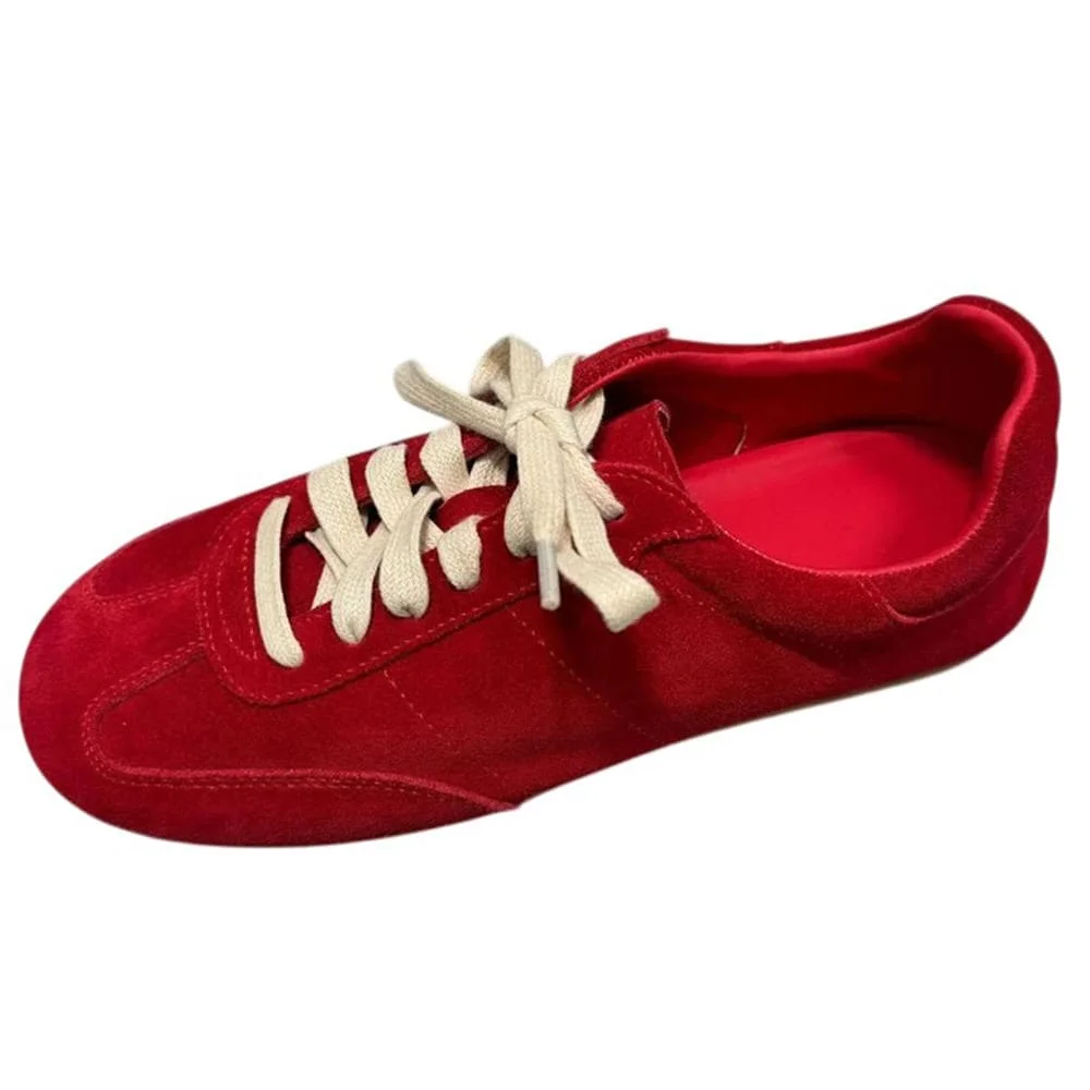 Social Rebel Low Top Suede Sneakers — view 3 Social Rebel Low Top Suede Sneakers — view 3
