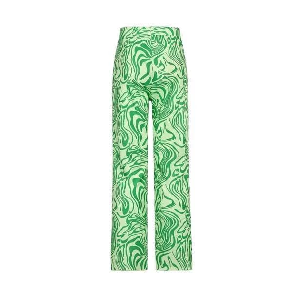 Straight Leg Green Y2K Pants — view 3 Straight Leg Green Y2K Pants — view 3