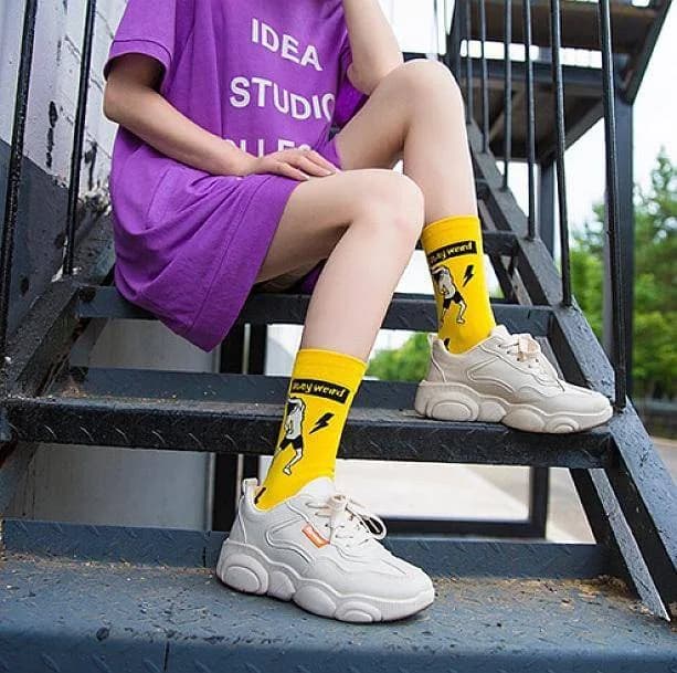 Stay Weird Socks — view 2 Stay Weird Socks — view 2