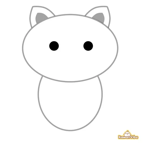 Reference image for How to Draw a Kawaii Cat: A Simple Step-by-Step Guide Reference image for How to Draw a Kawaii Cat: A Simple Step-by-Step Guide