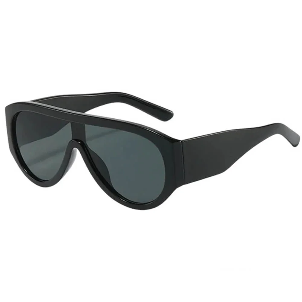 Gossip Goes Around Shield Sunglasses — view 2 Gossip Goes Around Shield Sunglasses — view 2