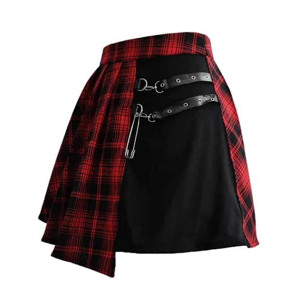 Irregular Plated Mini Skirt — view 2 Irregular Plated Mini Skirt — view 2