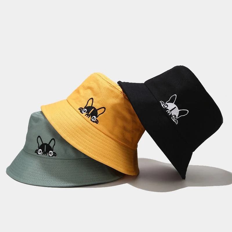 Cartoon Dog Bucket Hat — view 1 Cartoon Dog Bucket Hat — view 1