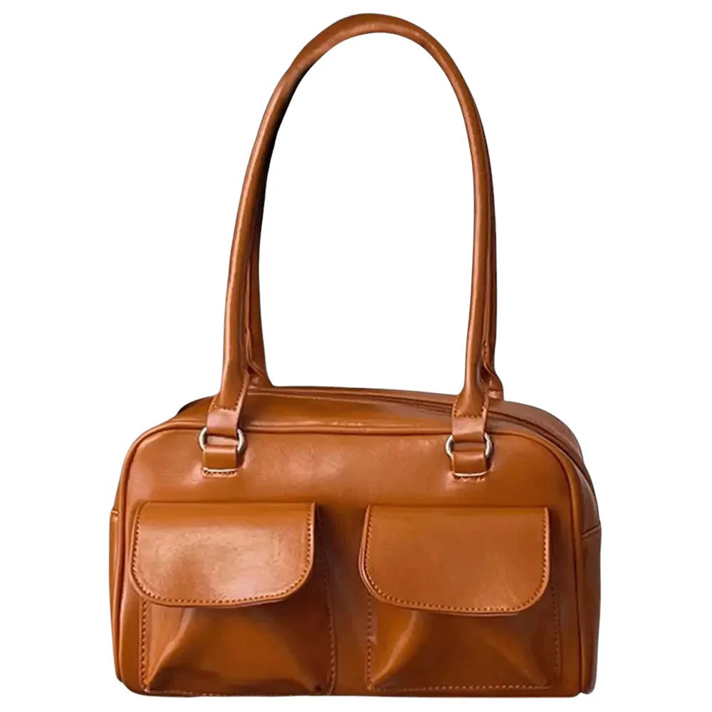 Y2K Double Pocket Shoulder Bag — view 2 Y2K Double Pocket Shoulder Bag — view 2