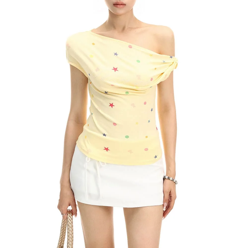 Candy Star Off Shoulder Top — view 1 Candy Star Off Shoulder Top — view 1