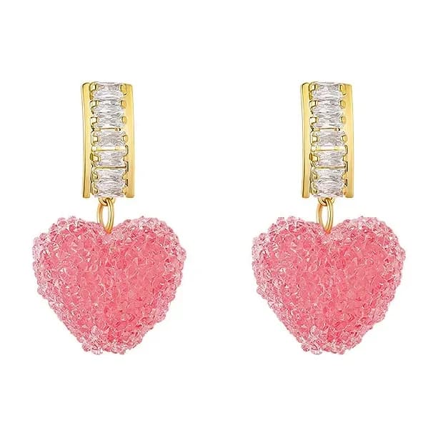 Candy Heart Earrings — view 1 Candy Heart Earrings — view 1